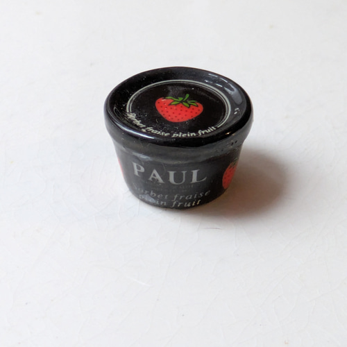 Paul ポール 120周年記念】フェーヴ いちごアイスクリームカップ 陶器