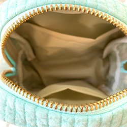 くまのエル+mini heart  選べる　minipouch Sサイズ　H10.5W12 D4.5 オリジナル刺繍 5枚目の画像