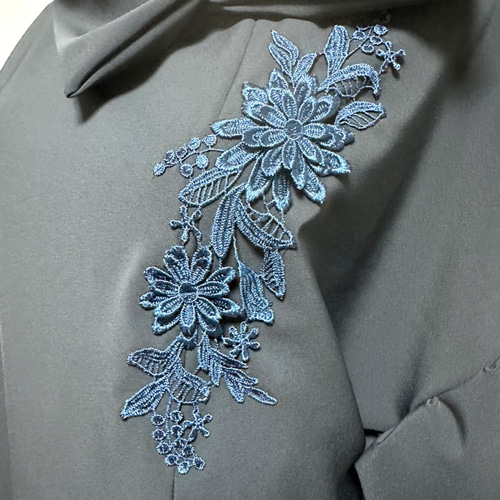 超ロング 振袖 着物リメイク ドレス 和柄 ワンピース ぽわん袖 変わり