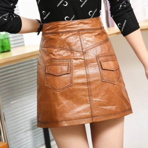 新品レディース高級 本革↑超ソフトなラムレザーミニ丈スカート黒ラムレザースカート 新品レディース高級 本革↑超ソフトなラムレザーミニ丈スカート