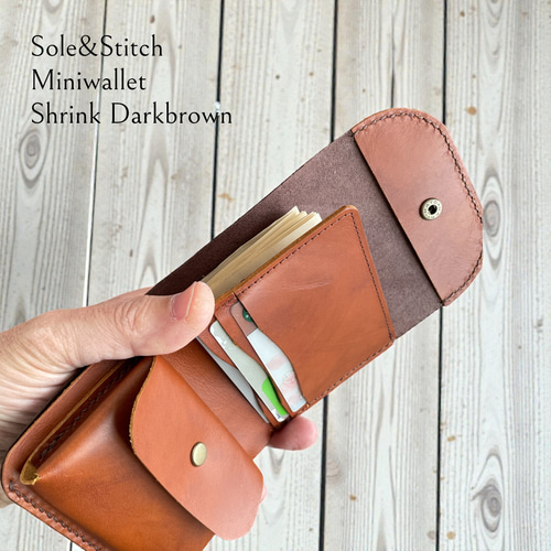 Sole＆Stitch◇靴屋が作る革小物◇シンプルで機能的な3つ折り