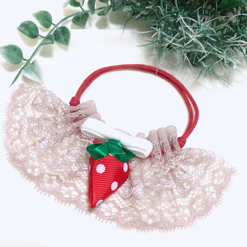 まとらんトリミングチョーカー80本(レース) 送料無料】❤️苺レーススタイ❤️業務用【24本】トリミング