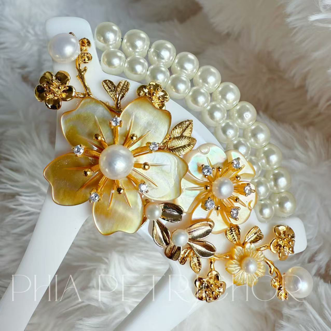 簪 和 K24GP 桜 かんざし バチ型 パール 簪 着物 髪飾り 留袖 着物 成人式 結婚式 卒業式