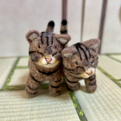 わんこたちのひな祭り羊毛フェルト（三段飾り棚の色選べます） 羊毛