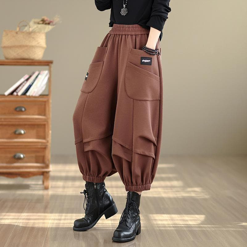 新品 大きいサイズ 3L ゆったり ワイドパンツ バギーパンツ 黒 秋冬n