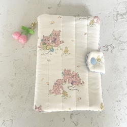 A6バインダーカバー＆バインダーセット ねこ キルティング 韓国