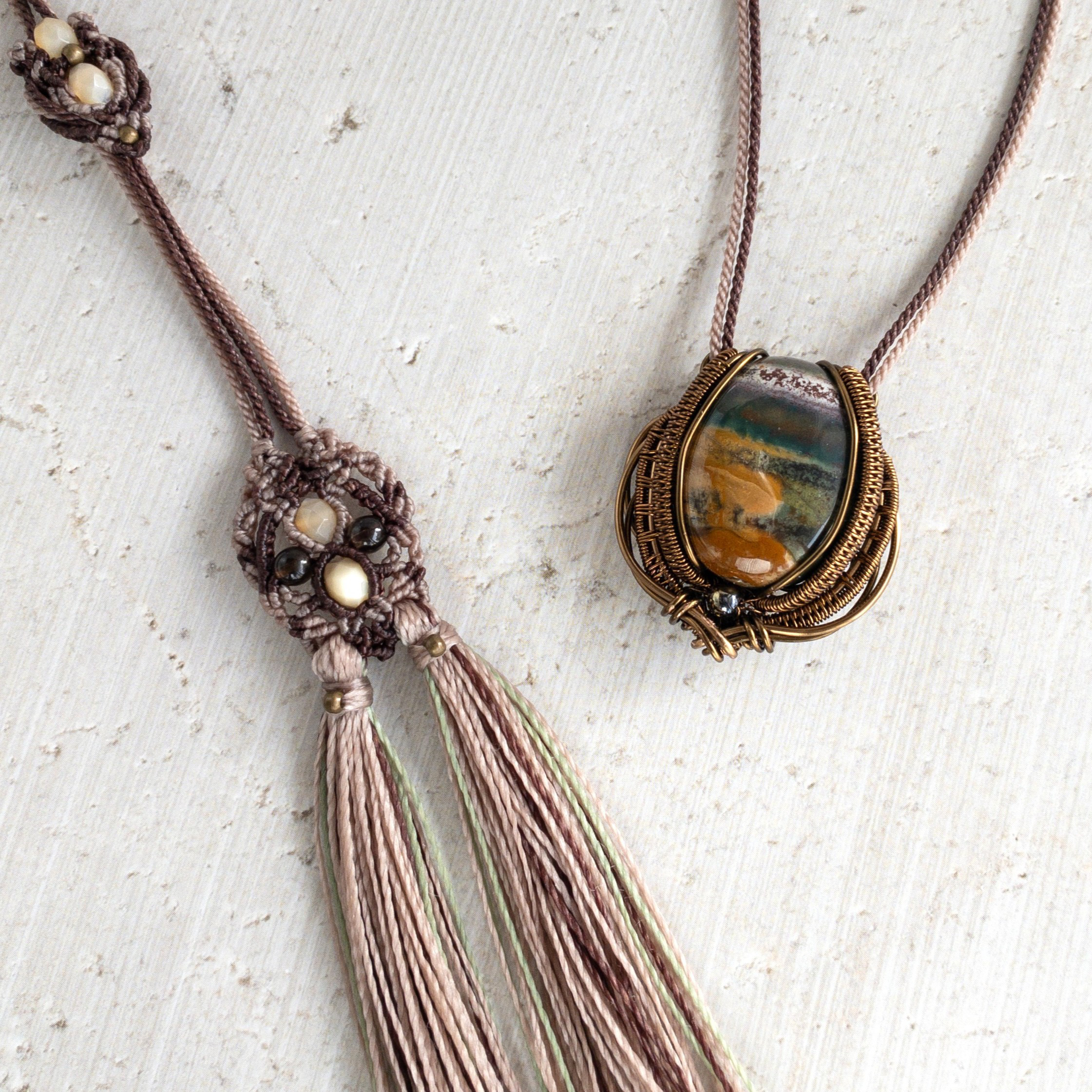 ＜ジャスパー＞ カスターニャ ペンダント