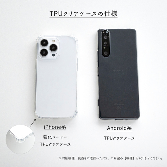名入れ ができる イニシャルキーホルダー付き クリアケース 【 ドット 】 アクリル チャーム OS53U 9枚目の画像
