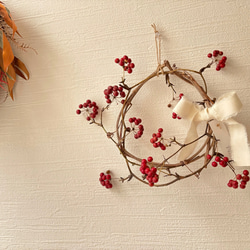 2026年しめ縄飾り サンキライ2WAYしめ縄リース ドライフラワーリース