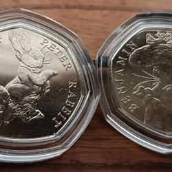 英国 イギリス 1965年 ブリティッシュ クラウン コイン 5シリング 28g