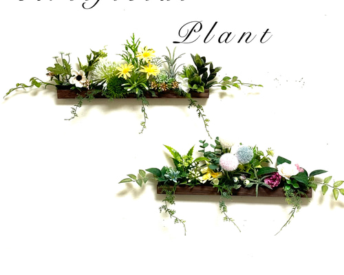 光触媒加工ウォールグリーン フェイクグリーン壁掛け♡私の部屋の