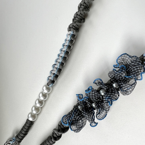 スマホショルダー パラコード ハンドメイド ストラップ キーホルダー