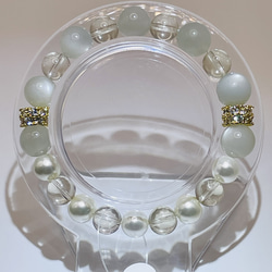 薔薇(モリオン)/スモーキーアゼツライト】内径約16.5cm 浄化済み No