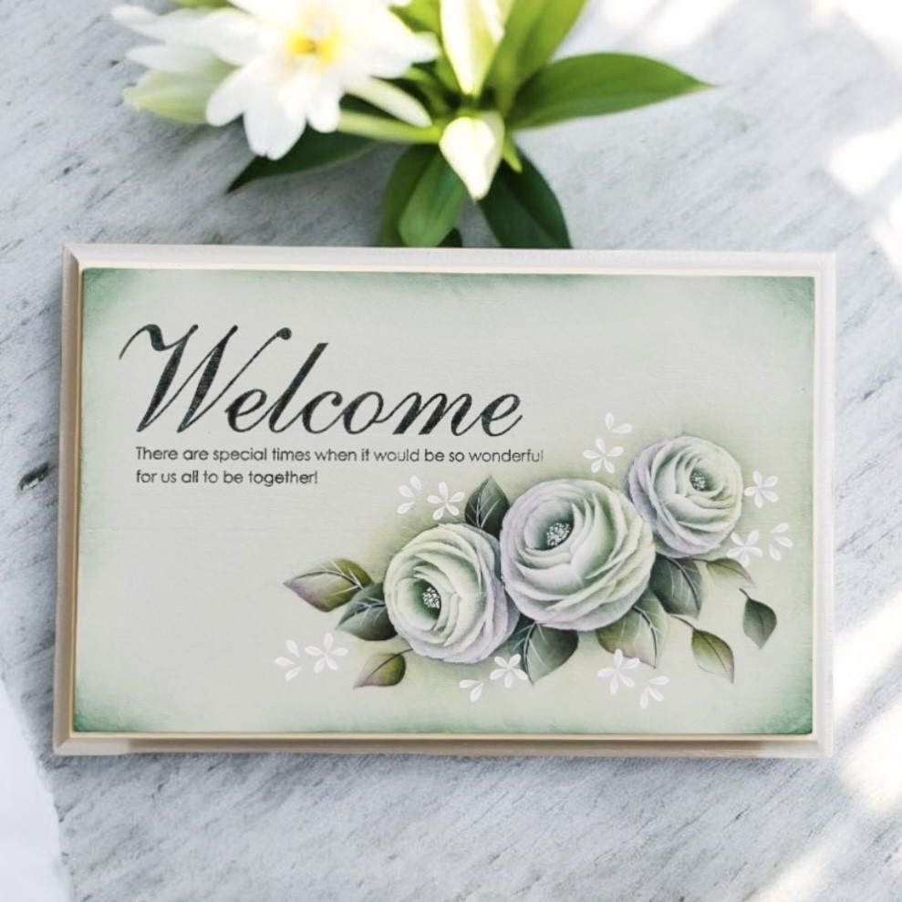 【開業祝いに】グリーンローズのオーダー看板｜サロン・教室に｜屋外対応 4,675円