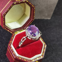 「ジェード化したアメジスト」天然風水の石*持つ人に良い気を集め、幸運を引き寄せ 2枚目の画像