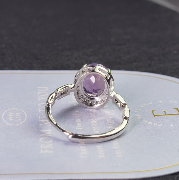 「ジェード化したアメジスト」天然風水の石*持つ人に良い気を集め、幸運を引き寄せ 6枚目の画像