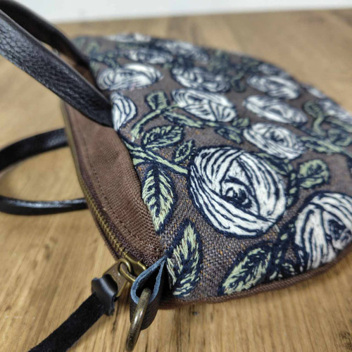 ミナペルホネン/rosyロージィーブラウン/ドミニラウンドショルダー