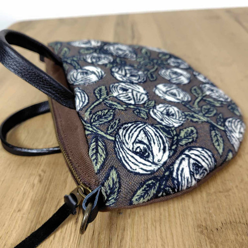 オーダー用　ミナペルホネン コロンとしたショルダーバッグrosy navy ミナペルホネン/rosyロージィーネイビー/ドミニラウンドショルダー