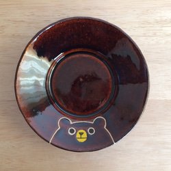 マザキユキ・クマ型陶器皿セット マザキユキ・クマ型陶器皿セット マザキユキ くま 小皿 クマ 熊 クマの