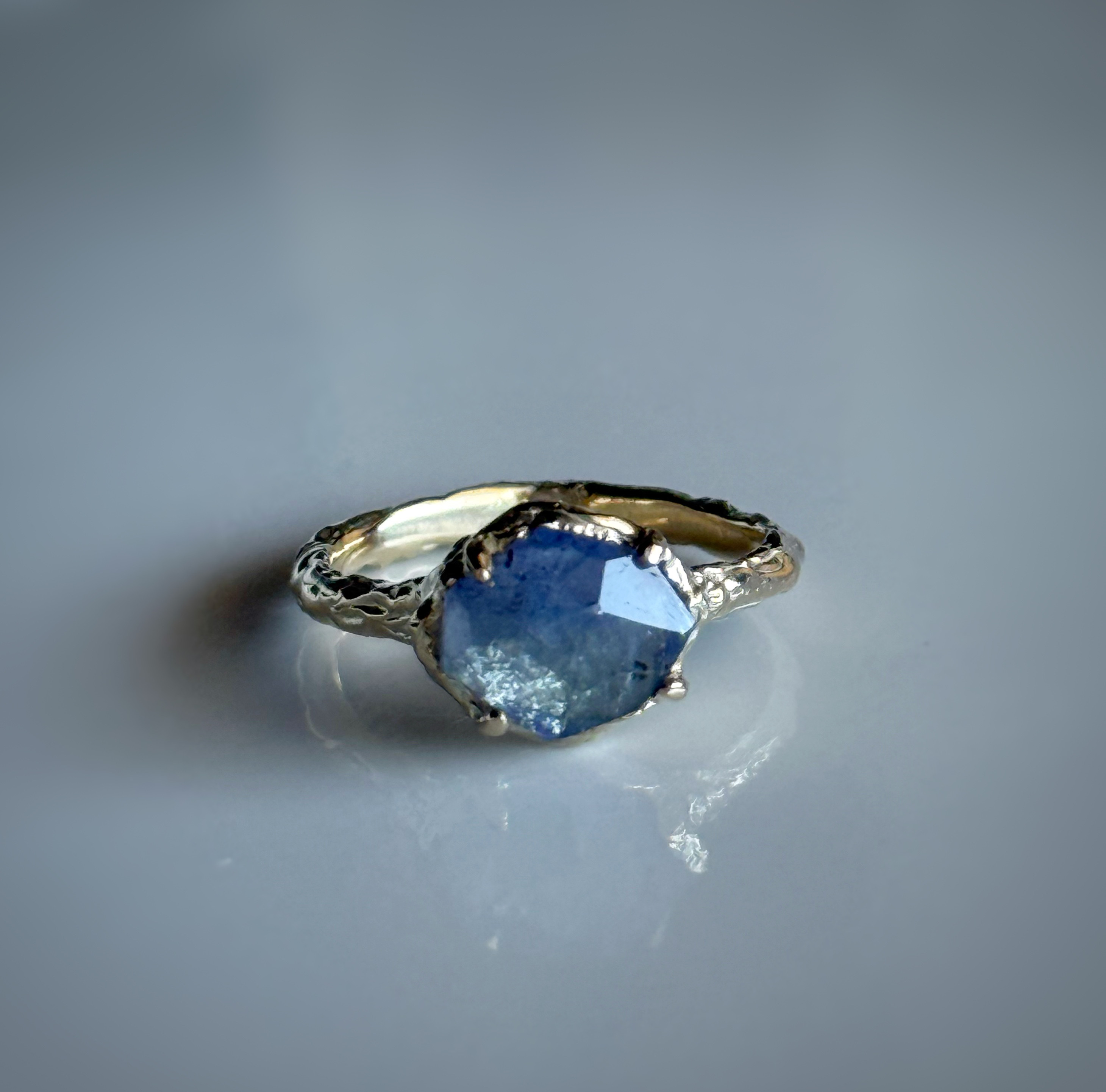 バイカラータンザナイトリング/k10