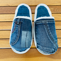 マルチマット マルチカバー☆デニム パッチワーク☆デニムリメイク