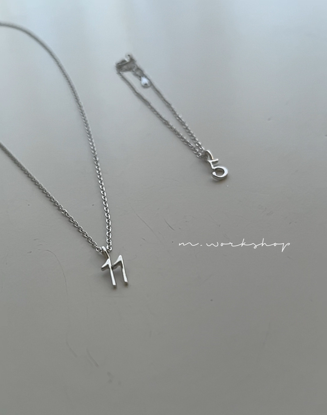 silver925 ナンバリングネックレスorブレスレット