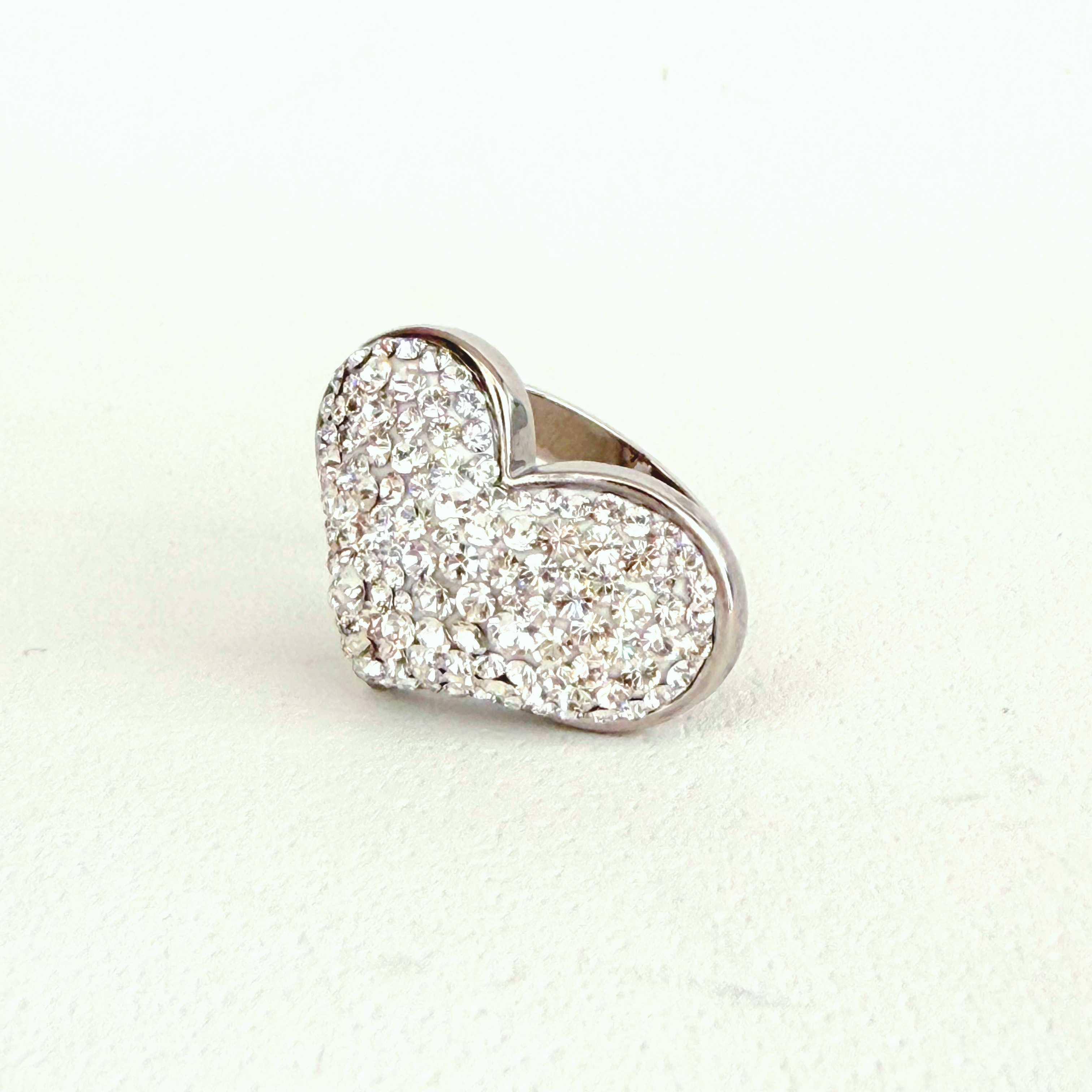 大人のハートリング　フリーサイズ　ぷっくり立体　華やか　女子会