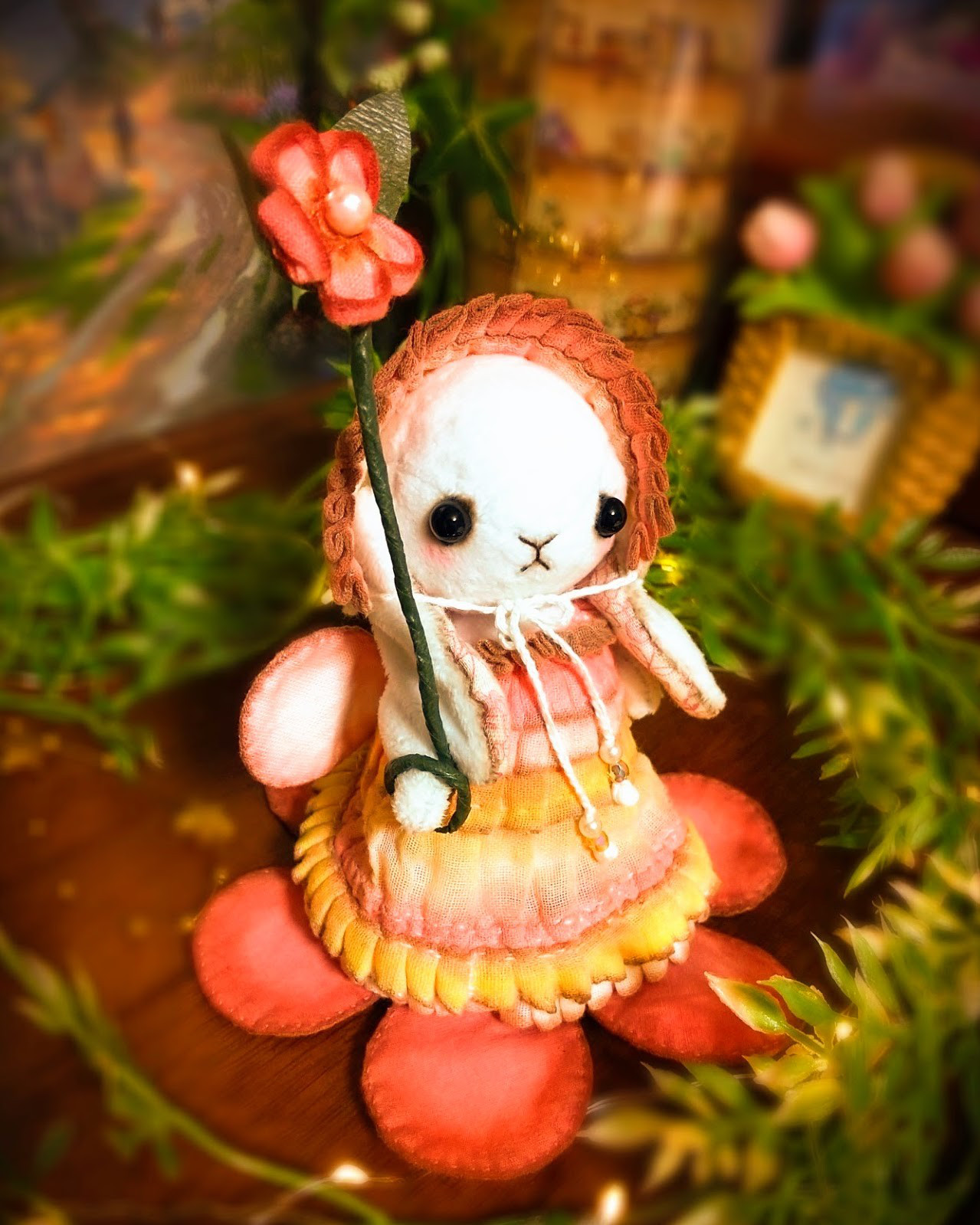 ✿ テディうさぎ * Nina * ハンドメイドBOX付き ✿