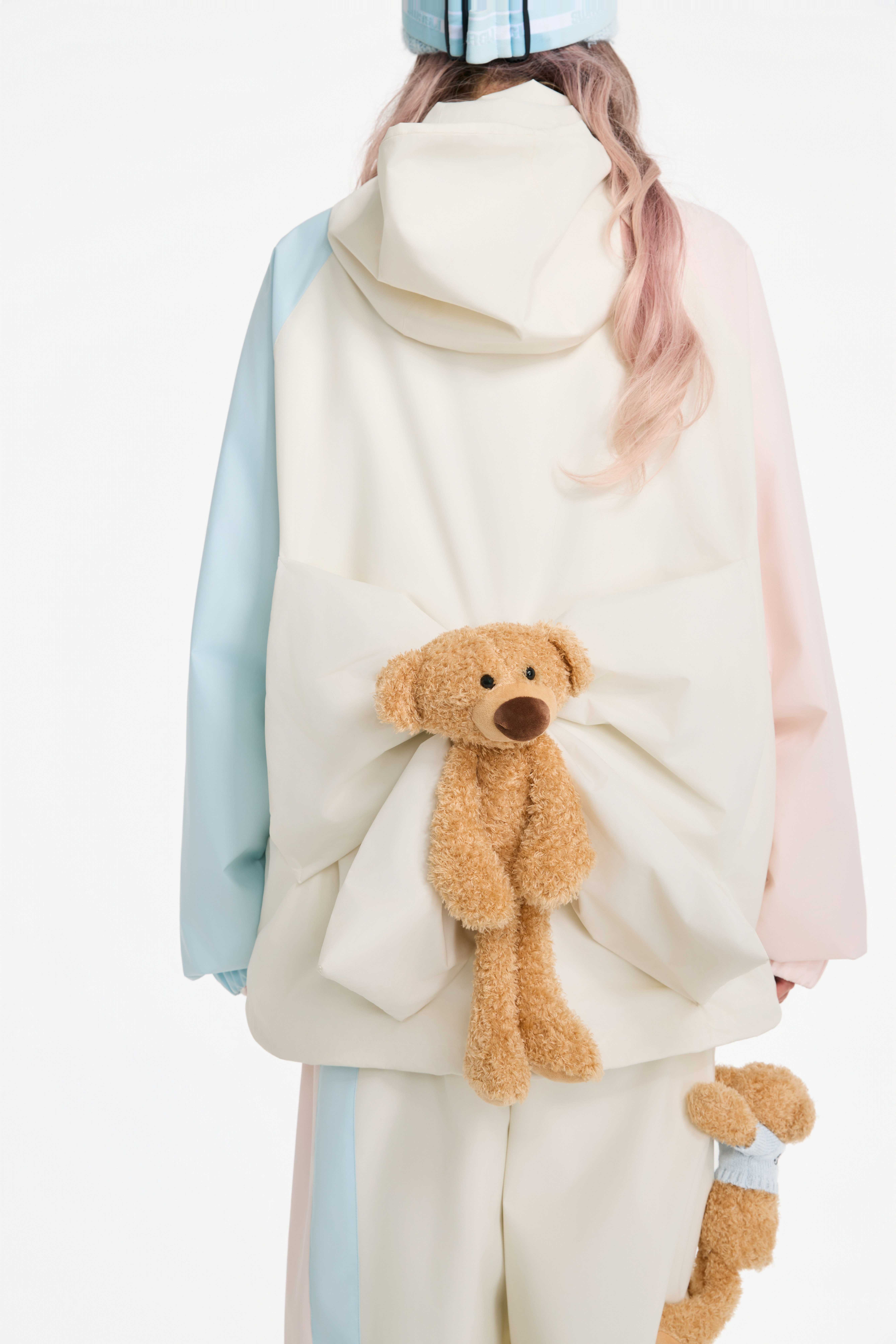 2026 スノボウェア ぬいぐるみ付き 可愛い 裏起毛 防風 3L レディース メンズ ジャケット パンツ SK168