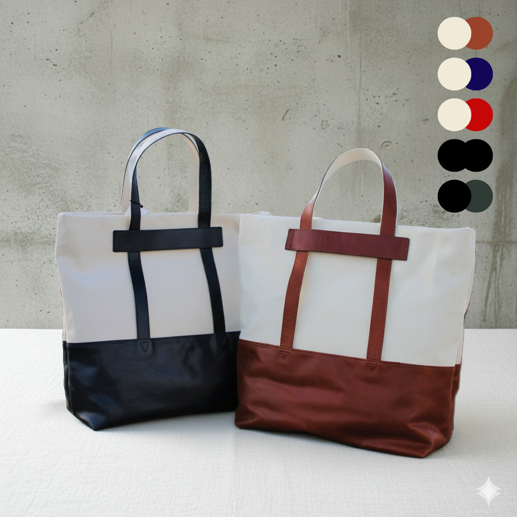 MahL+81 Lemonton＜ルモントン＞キャンバス 2way トート｜日本製｜7M6-1046