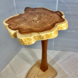 天然木 超貴重 パープルハートロング靴べら／スタンドセット 一点物