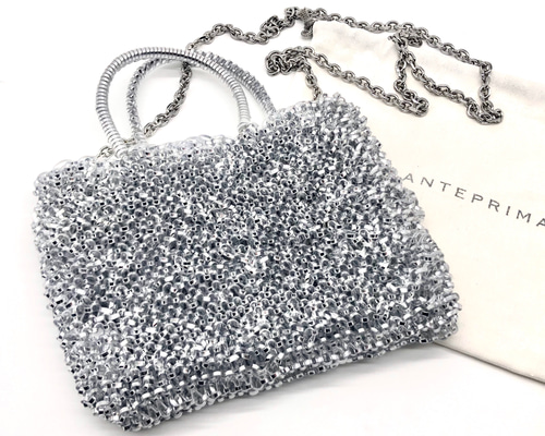 ANTEPRIMA シルバー ワイヤーバッグ　ミニアトゥーラ スタンダード ミニアトゥーラ/シルバーゴールド ｜ 【公式