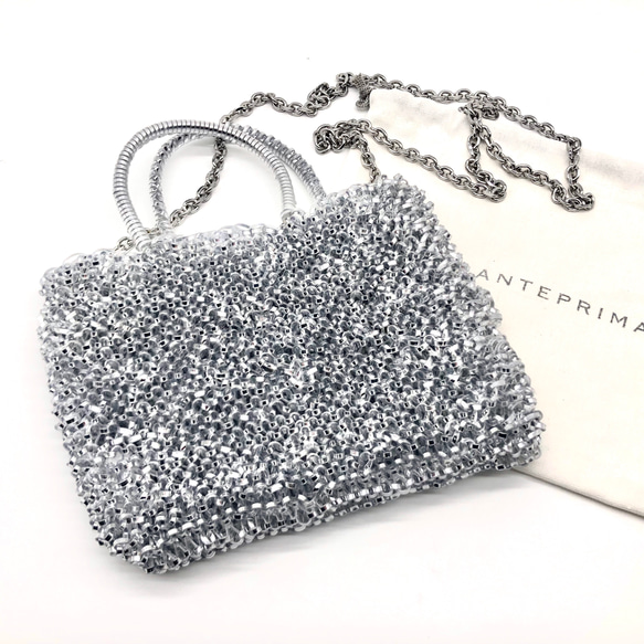 ANTEPRIMA ワイヤーバッグ シルバー ショルダーバッグ チェーン