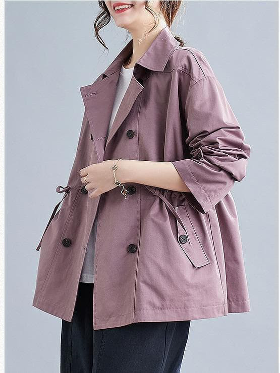 【新品】大きいサイズ ミドル丈ウィンドブレーカー 3L ゆったりアウター秋冬6