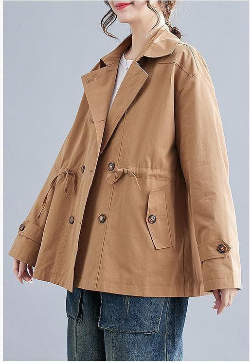 【新品】大きいサイズ ミドル丈ウィンドブレーカー 3L ゆったりアウター秋冬6