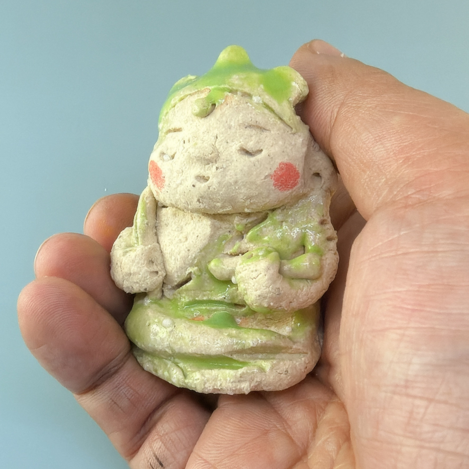 卯年の守り本尊・文殊菩薩42（手びねり）