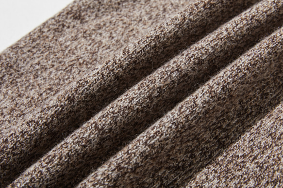 高品質羊毛V領背心，100%羊毛，淺棕色，260118-1 第10張的照片