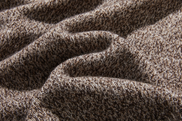 高品質羊毛V領背心，100%羊毛，淺棕色，260118-1 第11張的照片