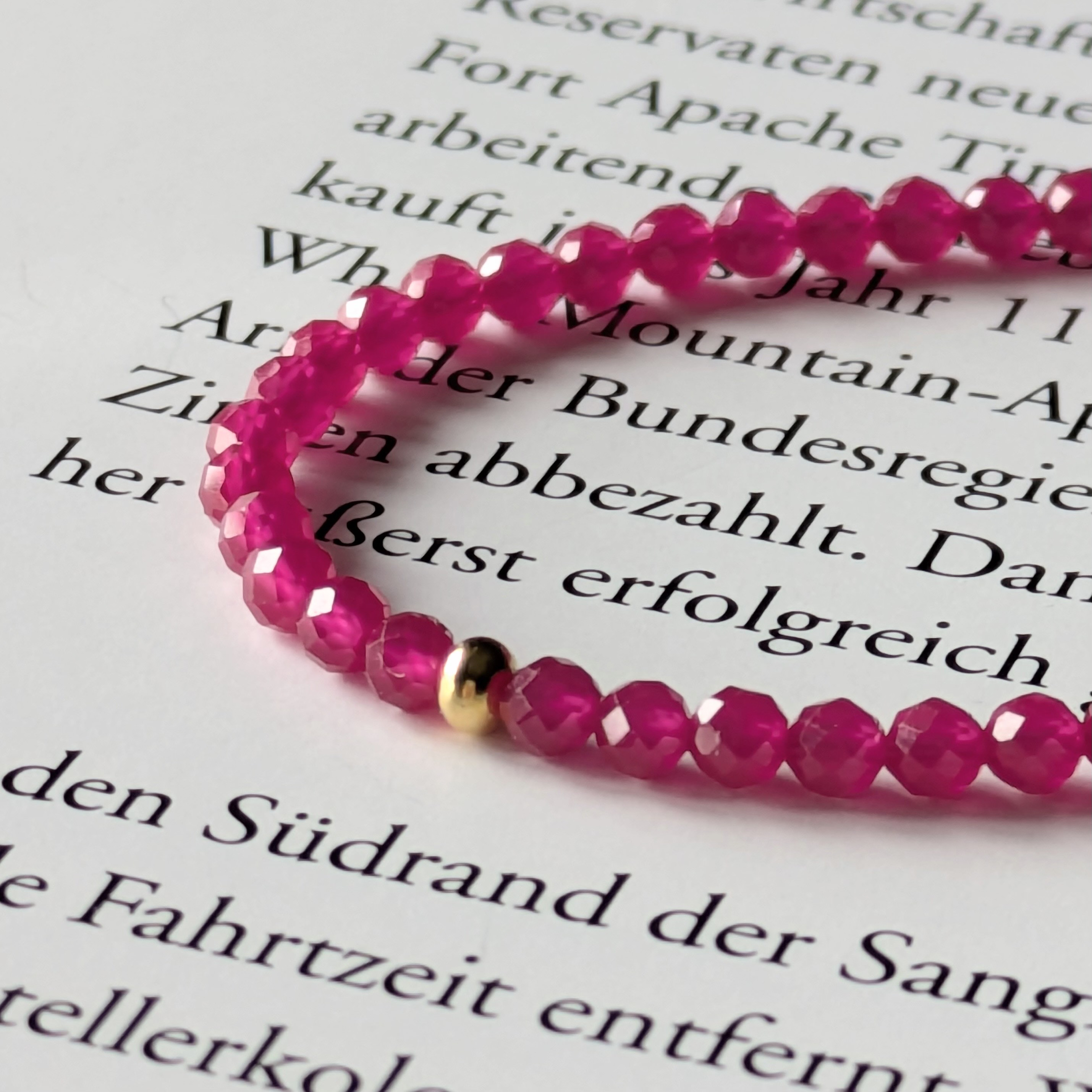 ピジョンブラッドルビー✴︎All14Kgf✴︎40cmネックレス