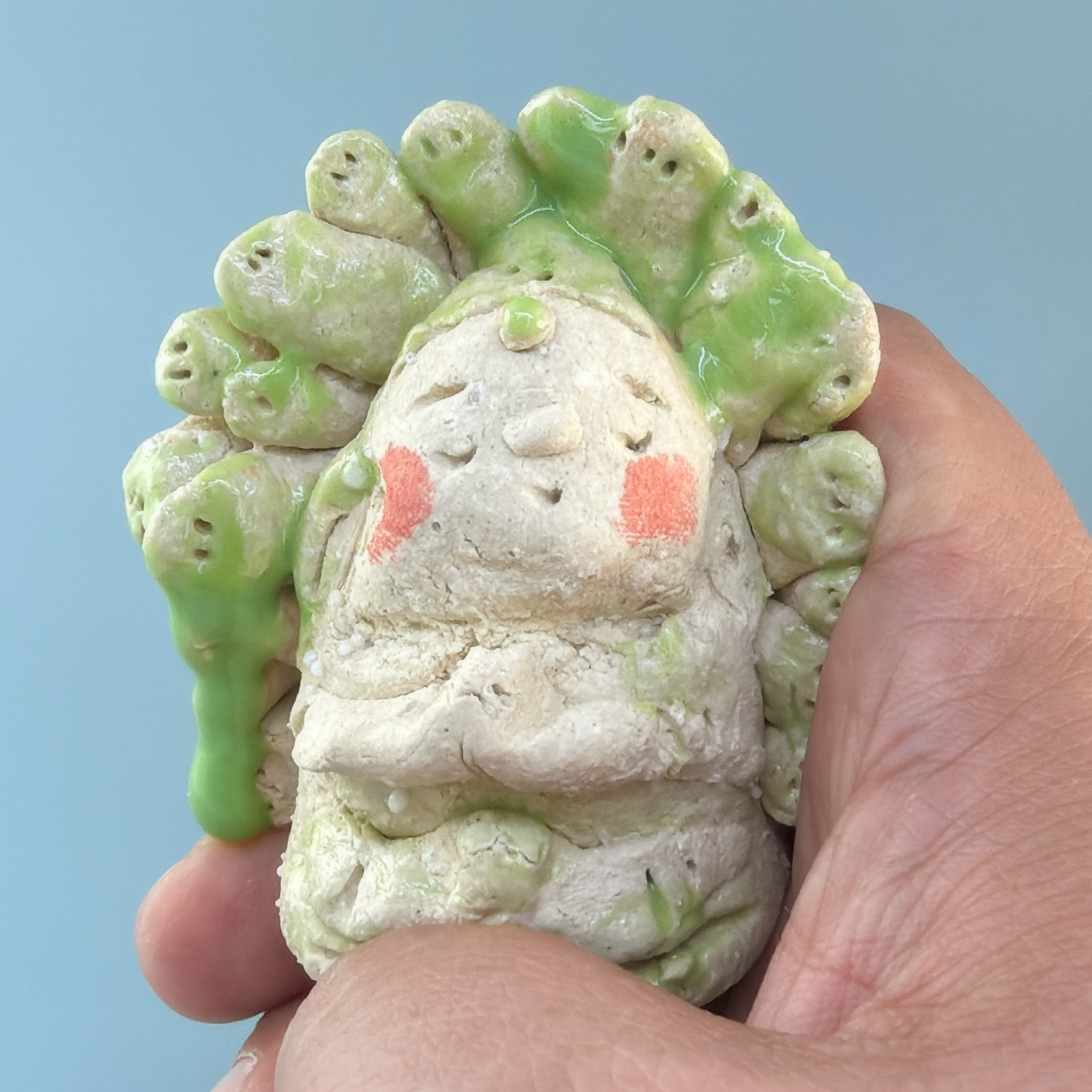 子年の守り本尊・千手観音35（手びねり）