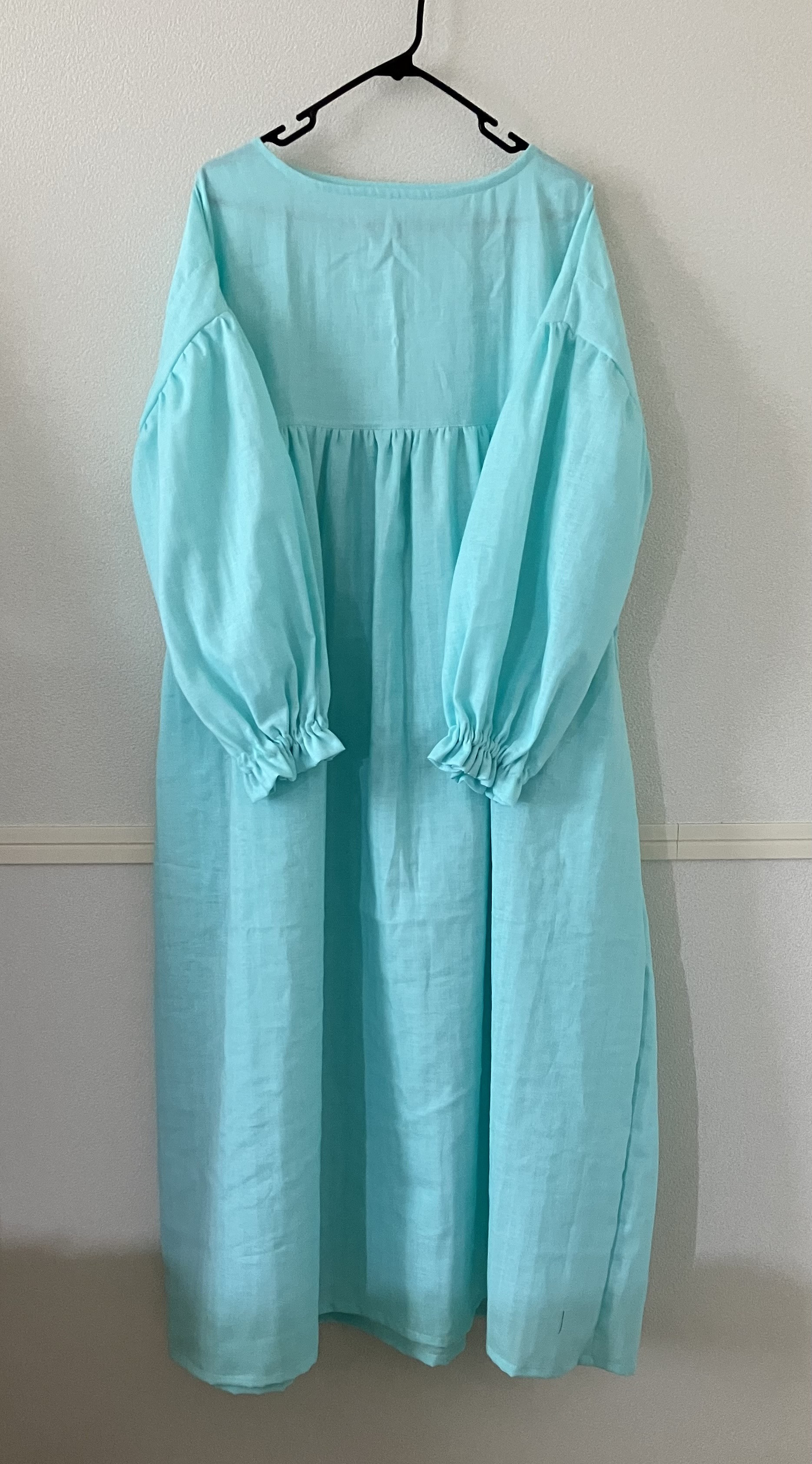 ハンドメイド長袖ワンピース✴︎ダブルガーゼ