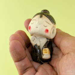 縁起物・文殊菩薩28（土人形） その他人形 坊さん玩具工房 通販