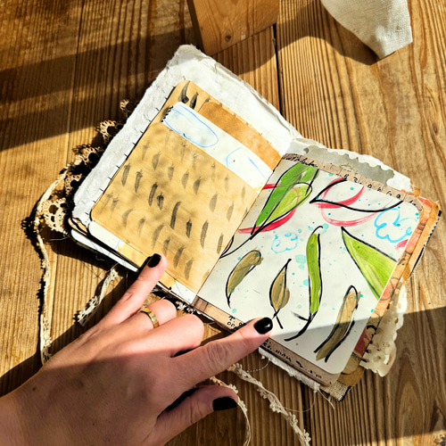 ハンドメイドのジャンクジャーナル (70ページ） ZINE・小冊子 The