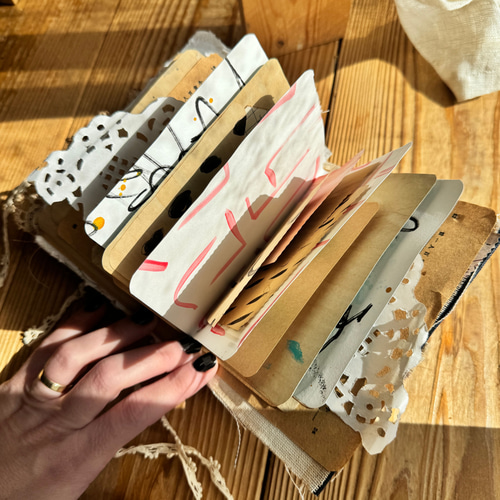 GR) ジャンクジャーナル　ハンドメイド　紙もの ハンドメイドのジャンクジャーナル (70ページ） ZINE・小冊子 The