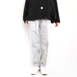 即納・限定】リネンウールの短めもんぺ レッド ロングパンツ nuuMonpe