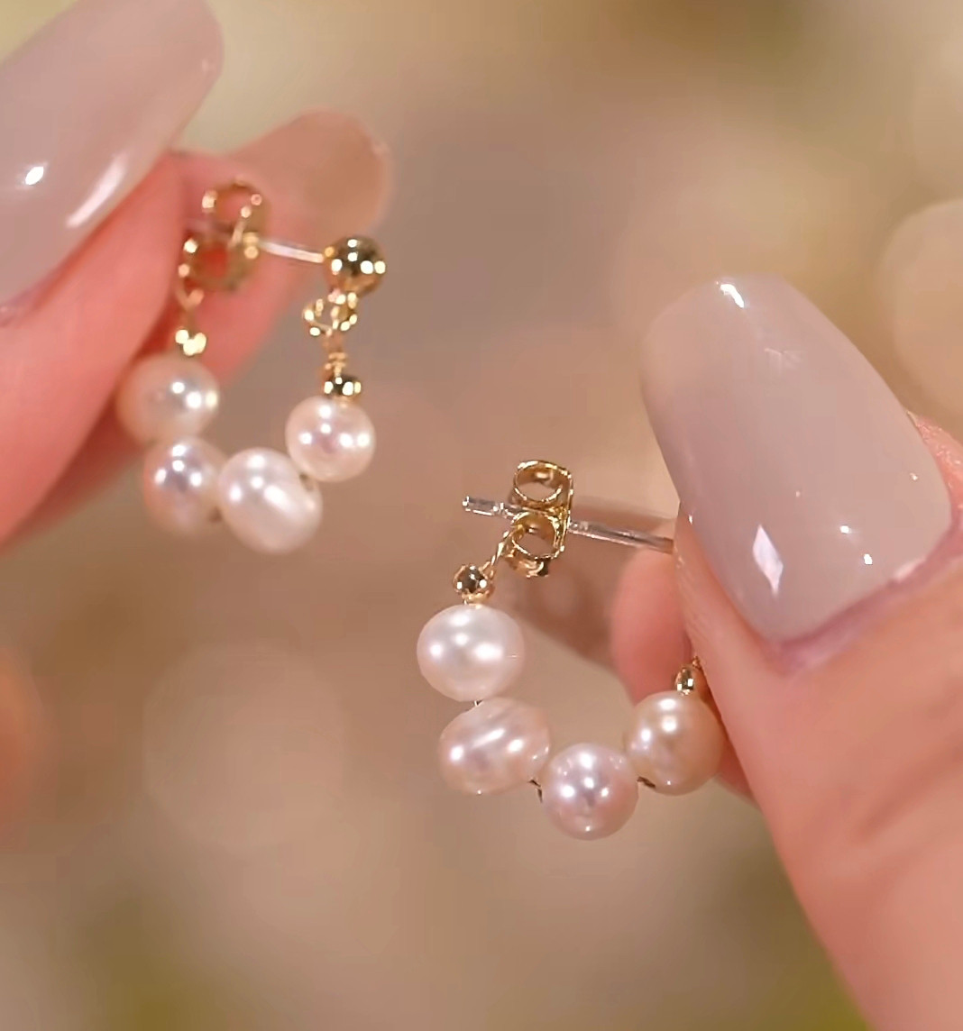 DIYデザインパールのイヤリングは、あなたの生活のささやかな幸せになるでしょうか？