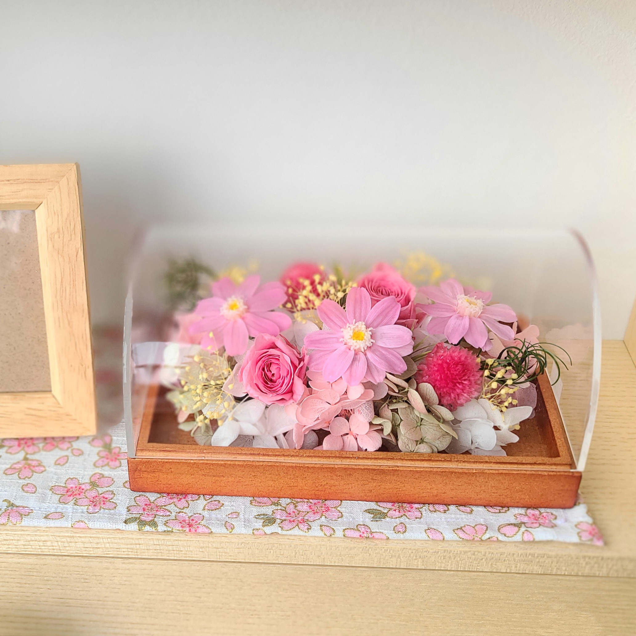 ​【美しさ長持ち】かわいいお供えプリザーブドフラワー/ペットお供えにも