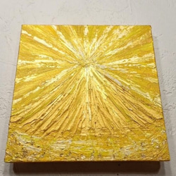 原画一点物◎風水エナジーアート 黄金絵画＊陽光力黄金富士