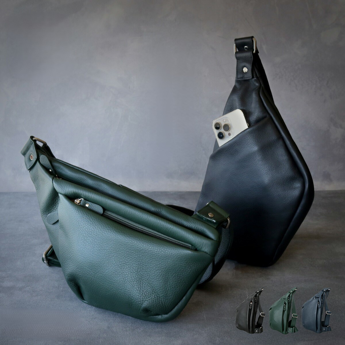 バッグ ボディバッグ メンズ 本革 レザー カジュアル ワンショルダーバッグ