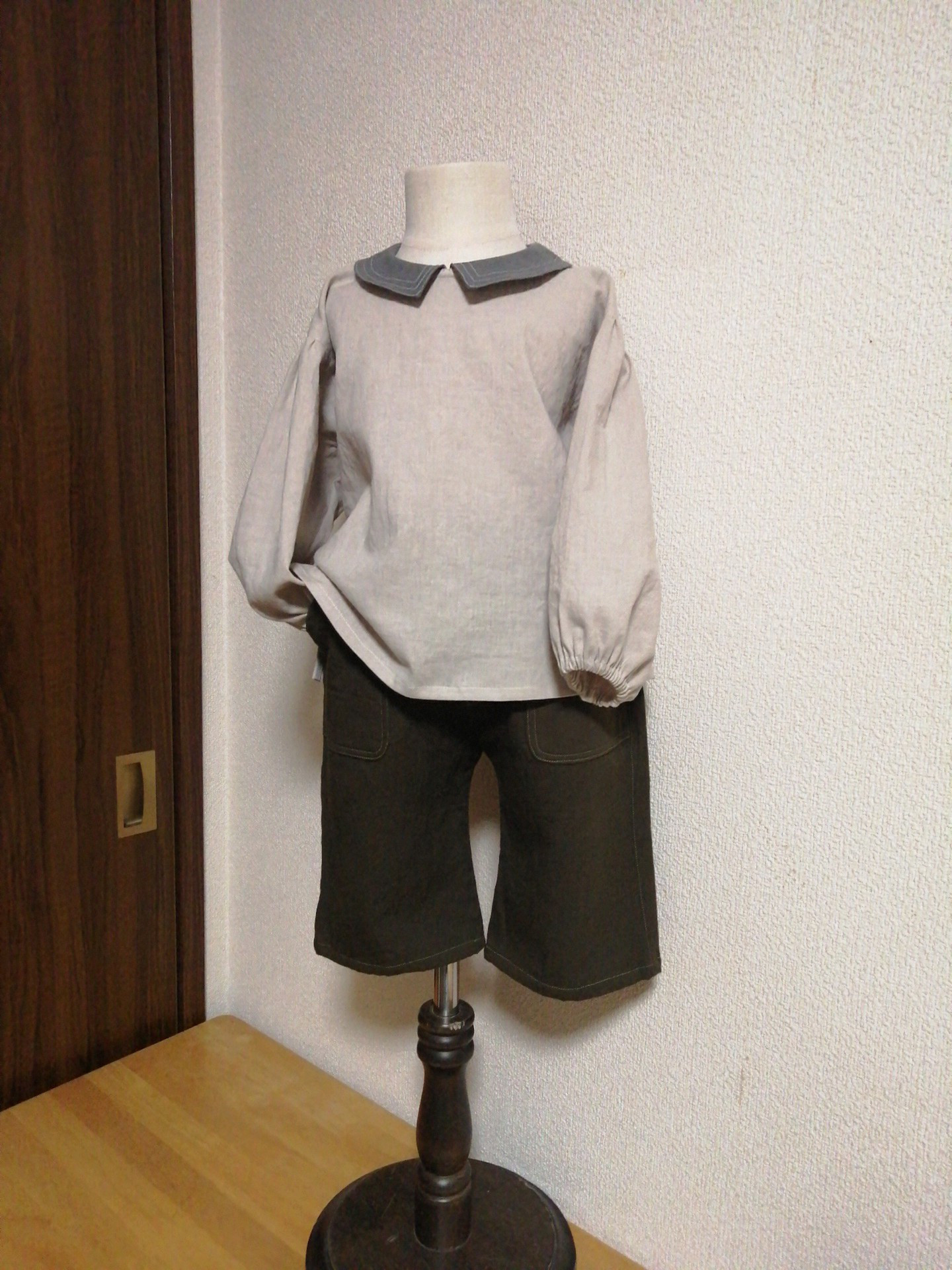再販ゆったりブラウス　(８０〜９０サイズ  ９０〜１００サイズ)